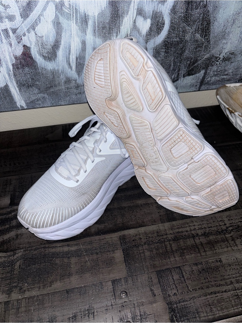 Hoka One One Bondi 7 running shoes WOMENS SZ 11D WIDE - Picture 5 of 16